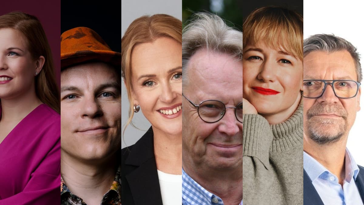 Jenni Kynnös, Frank Martela, Camilla Tuominen, Tom Pöysti, Linda Liukas ja Jukka Jalonen